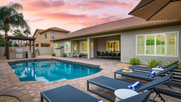 A la foto es mostra l'objecte Palo Santo by AvantStay Contemporary Scottsdale Home w Great Outdoor Space Pool situat a la ciutat de Phoenix.