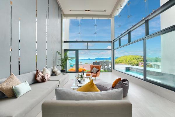 På billedet ses objektet Luxury Sunset House,Home Gym,Cinema Room,Rooftop beliggende i byen Koh Samui.