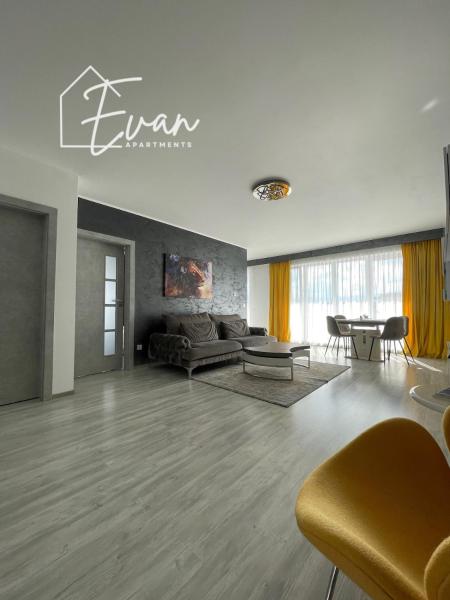 A la foto es mostra l'objecte Modern City View Apartment by Evan Apartments situat a la ciutat de Şelimbăr.