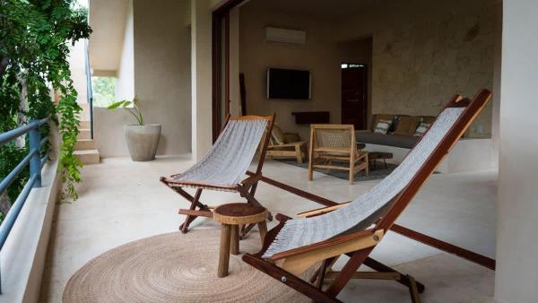 Na zdjęciu widoczny jest obiekt Luxury 6BR Retreat with Rooftop and Plunge Pools położony w mieście Tulum.