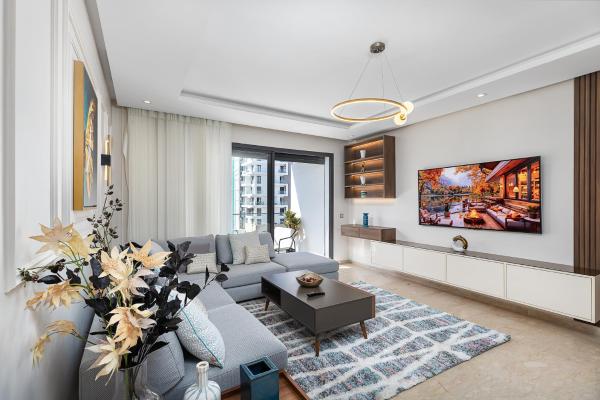 På billedet ses objektet Luxury Apartment Perles d'Agdal, Facing Agdal Station beliggende i byen Rabat.