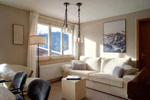 På billedet ses objektet Cozy Chalet in Wengen with best views beliggende i byen Lütschental.