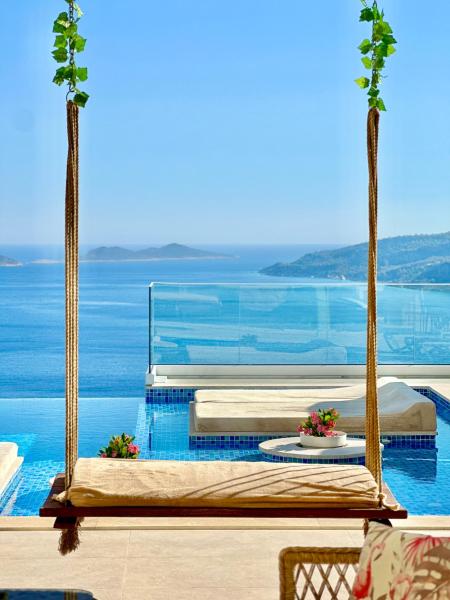 A la foto es mostra l'objecte Villa Çalıkuşu Magnificent Ultraluxury Villa situat a la ciutat de Kas.