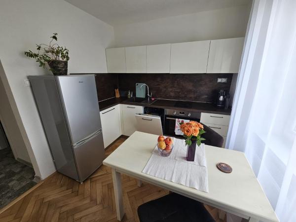 A la foto es mostra l'objecte Center apartment with mountain view - free parking situat a la ciutat de Poprad.
