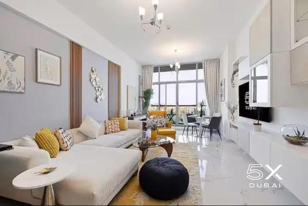 A la foto es mostra l'objecte FiveX Elegant 3BR Ensuite Extra Room situat a la ciutat de Dubai.
