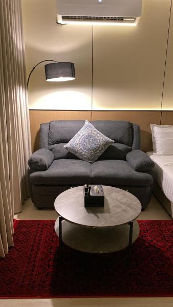 A la foto es mostra l'objecte Elegant studio in the city center Olaya situat a la ciutat de Riad.