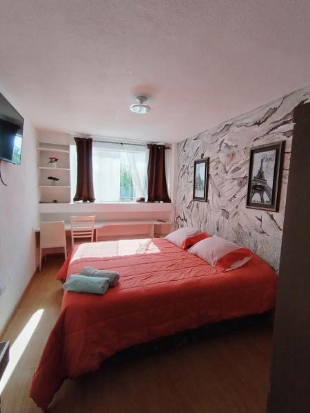 A la foto es mostra l'objecte Casa Nova Estudio con Cama Queen y Kitchenette situat a la ciutat de Arequipa.