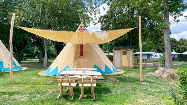 Auf dem Foto ist das Objekt Tipi Alabama in der Stadt Falkenberg zu sehen.