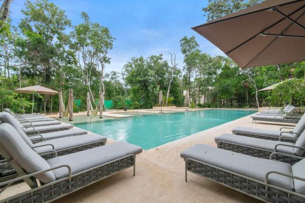 Na zdjęciu widoczny jest obiekt Stylish 1BR Condo with Private Pool & Balcony położony w mieście Tulum.