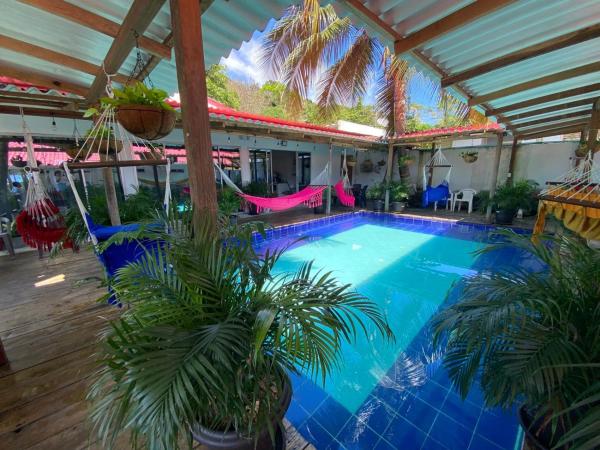 Na zdjęciu widoczny jest obiekt Hostal Hilltop Sapzurro położony w mieście Zapzurro.