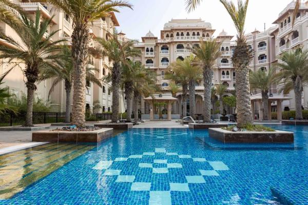 A la foto es mostra l'objecte Elegant 2BR Beach Apartment Grandeur Residence, Palm Jumeirah situat a la ciutat de Dubai.