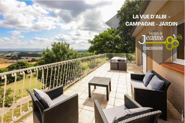 På billedet ses objektet La vue d'Albi - Campagne - Jardin beliggende i byen Rouffiac.
