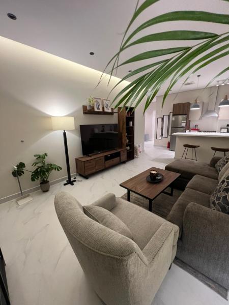 A la foto es mostra l'objecte Luxury apartment private entry smart lock situat a la ciutat de Riad.