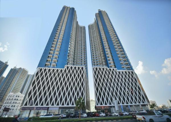 Na fotografii je vidět objekt 2BHK apt Creek view Ajman UAE nacházející se ve městě Adžmán.