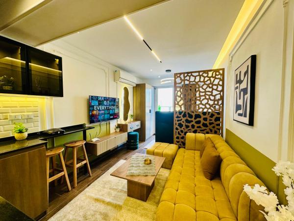A la foto es mostra l'objecte Zamalek stylish studio i901 TenTon Zamalek situat a la ciutat de El Caire.