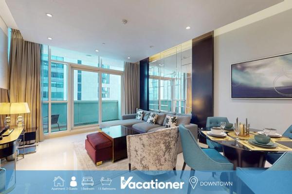 Vacationer l Stylish 1 Bedroom l Downtown Dubai l Pool, Gym Access, Dubai