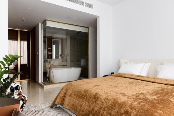 A la foto es mostra l'objecte Luxury Palm Retreat in EBH situat a la ciutat de Dubai.