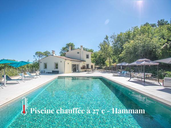 På billedet ses objektet Charmante villa avec grande piscine au calme beliggende i byen Callian.