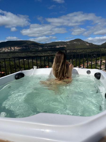 En la foto se muestra el objeto Diamantina Falls Boutique Hotel & Spa ubicado en la ciudad de Ibicoara.