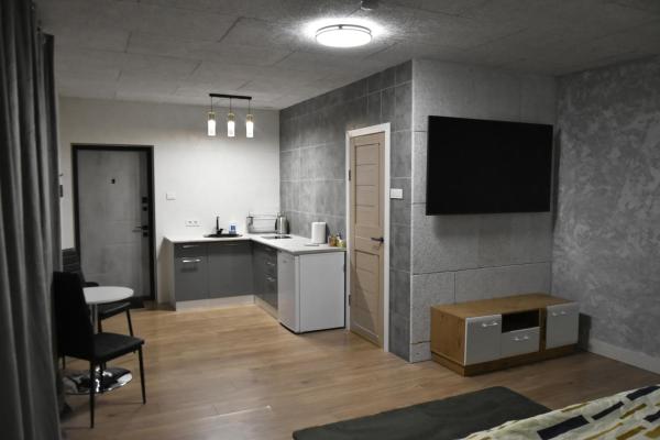 Nella foto è visibile l'oggetto Vinetas Apartments Nr 2 White pearl situato nella città di Jāņmuiža.