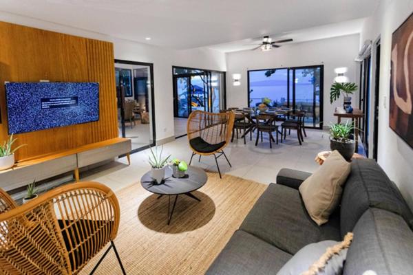 Auf dem Foto ist das Objekt Bayshore 76 Beachfront Villa Palmar de ocoa in der Stadt Hatillo zu sehen.