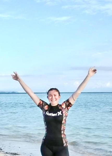 Na fotografii je vidět objekt Sea Fans Homestay nacházející se ve městě Yef Mo.