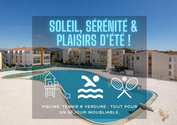 A la foto es mostra l'objecte Blue Lagon–4 peopl–Piscine-Tennis situat a la ciutat de Fréjus.