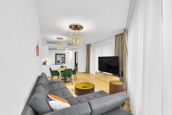 Na fotografii je vidět objekt Skypark's Modern Suite nacházející se ve městě Nivy.