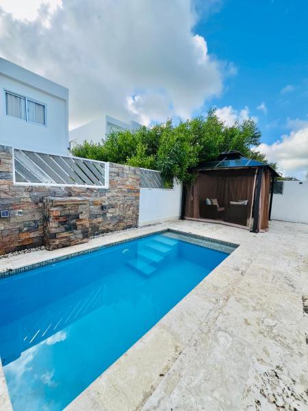 Op de foto is het object Villa Cela en Punta Cana, Long-Short Stay te zien, gelegen in de stad Punta Cana.