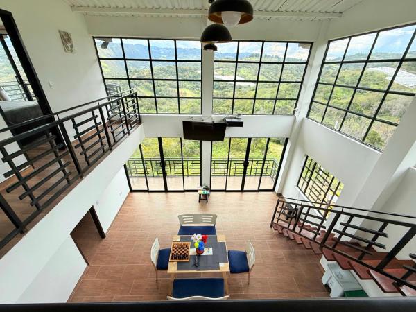 Auf dem Foto ist das Objekt Casa Mirador de la Montaña - Campestre - Villa de Leiva - Moniquira in der Stadt Santa Sofía zu sehen.