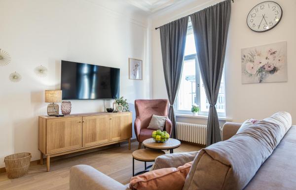 A la foto es mostra l'objecte Riga Park view DeLuxe apartment situat a la ciutat de Riga.