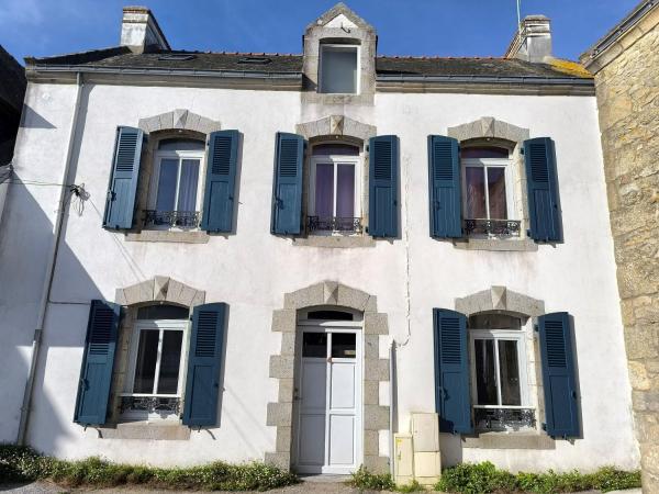 På billedet ses objektet Ancienne maison de pêcheur à St Cado charme, authenticité et confort beliggende i byen Belz.