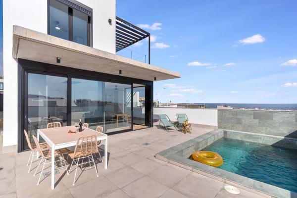Villa Aurea, Piscina Privada, Solárium, Vistas - Gran Canaria Airport (LPA)