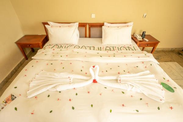 På bildet vises objektet Busua Beach Resort som ligger i byen Butre.