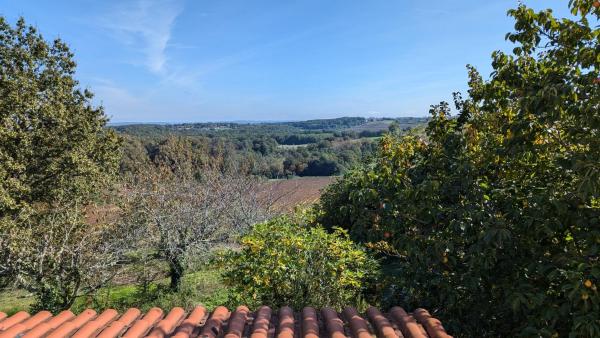 På billedet ses objektet #Maison chaleureuse sur les hauteurs d'Aubiac# beliggende i byen Moirax.