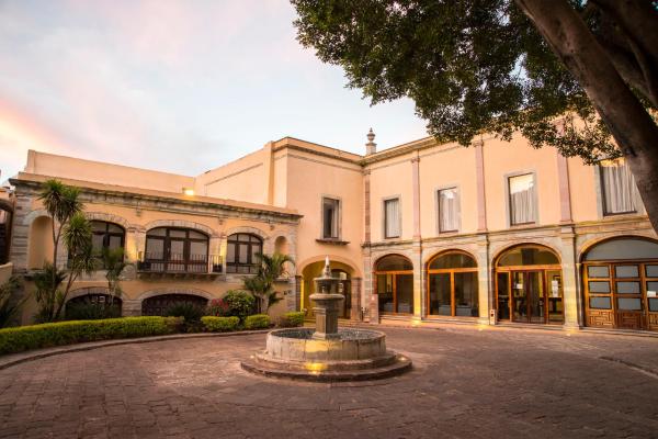 A la foto es mostra l'objecte Hotel Ex-Hacienda San Xavier situat a la ciutat de Guanajuato.