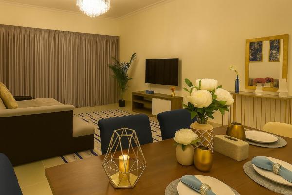 A la foto es mostra l'objecte Gulf Horizon Chic Beachfront Suite with Pool By Rosewood - 210 situat a la ciutat de Dubai.