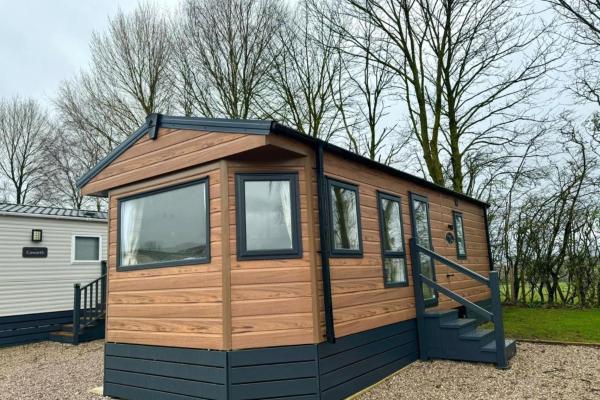 A la foto es mostra l'objecte Westfield Lodge Retreat-Sleeps 6-Pet Friendly situat a la ciutat de Carnforth.