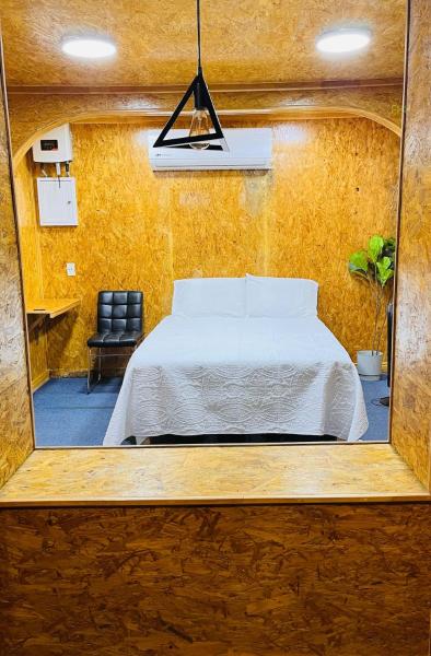 Na fotografii je vidět objekt Departamento LUUM nacházející se ve městě El Naranjo.