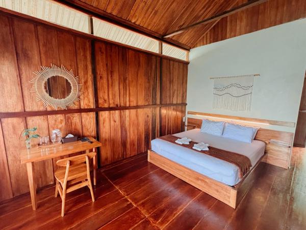 The photo shows the The Cliff Dive Resort - Togean Islands - Malenge located in the city of Wakai.