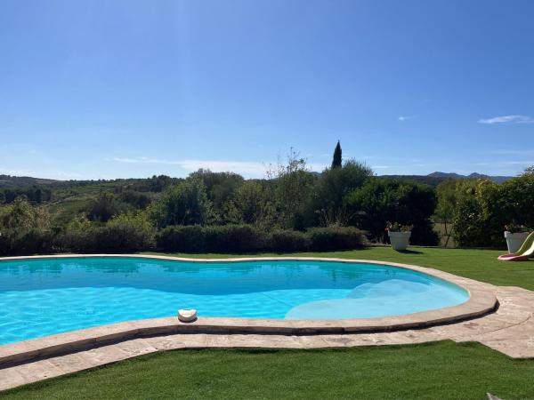 På billedet ses objektet Belle villa piscine campagne au calme beliggende i byen Cabrerolles.