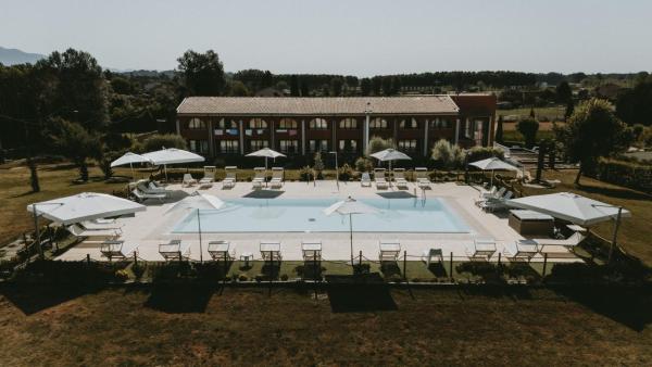 Auf dem Foto ist das Objekt Hotel Carignano in der Stadt Lucca zu sehen.