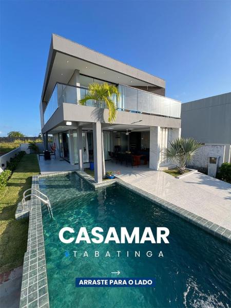 Na foto é possível ver o objeto Casa Mar O Paraíso de Tabatinga 11 pessoas localizado na cidade de Conde.