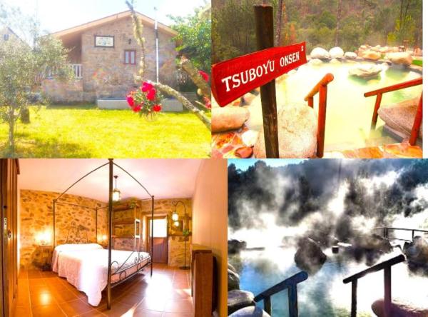 写真にはPiñeiro市にあるA Casa do Aloumiño da Auga Mondariz VT-PO-00148 y SPA Prexigueiro Obsequio entrada por persona a circuito termalが写っています。