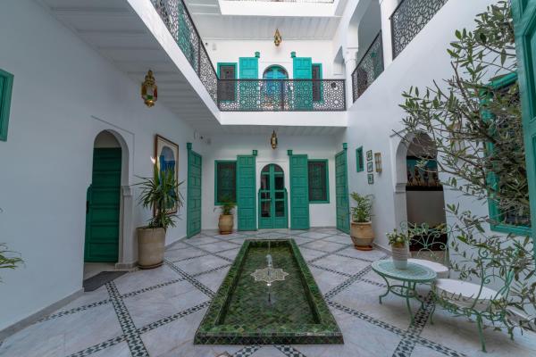 Na fotografii je vidět objekt Riad Nejma Benyoussef nacházející se ve městě Marakéš.