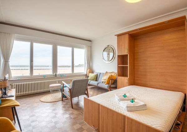 A la foto es mostra l'objecte Cozee situat a la ciutat de Oostende.