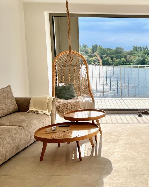 På bildet vises objektet Bluewave boho apartment Slnava som ligger i byen Banka.