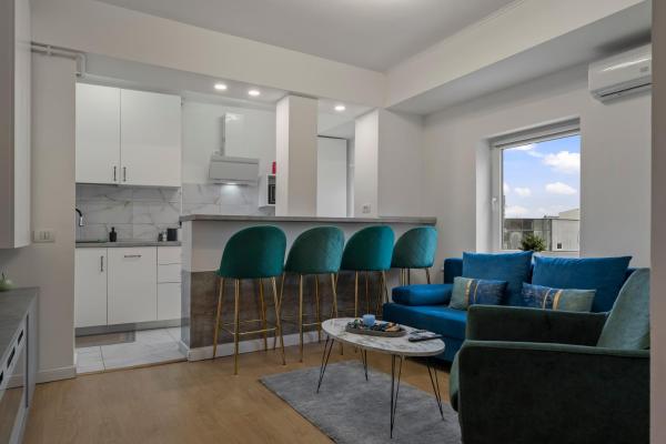 A la foto es mostra l'objecte Ultracentral Quiet Chic Apartment situat a la ciutat de Bucarest.