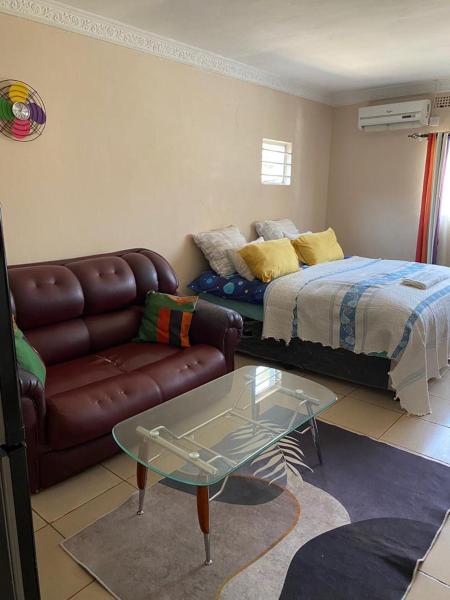 The photo shows the Peaceful Sleep B&B located in the city of Kitwe.