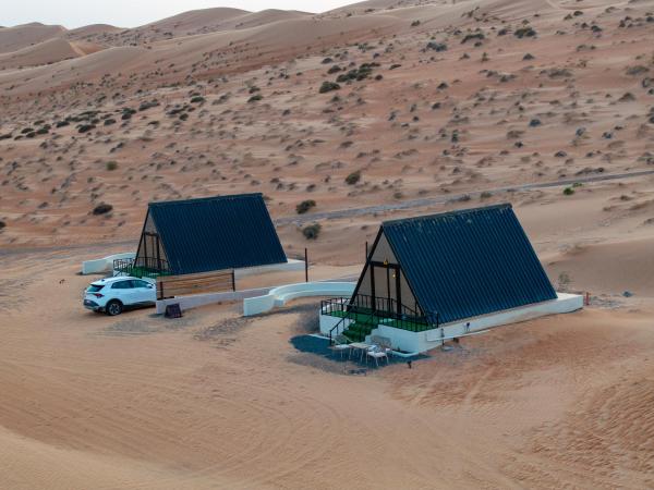 På bildet vises objektet Marbella bungalows desert private camp som ligger i byen Bidiyah.